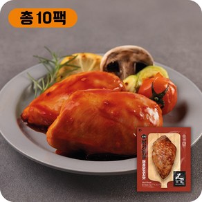 꼬기다 프리미엄 소스 닭가슴살, 100g, 10개, 매콤닭꼬치맛