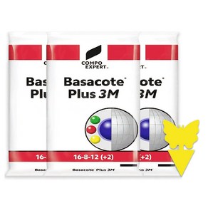 코리아아그로 바사코트 3M 1kg 3개 텃밭 화분 복합비료 3개월 완효성 코팅비료