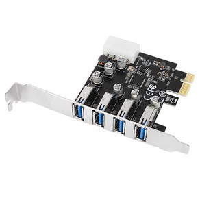 넥스트 NEXT-405NEC LP USB3.0 4포트 PCI-Express 카드 슬림PC 설치가능