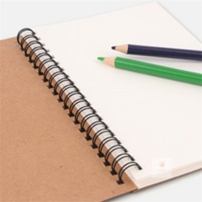 자매디자인 크라프트 스프링 노트 캘리그라피북