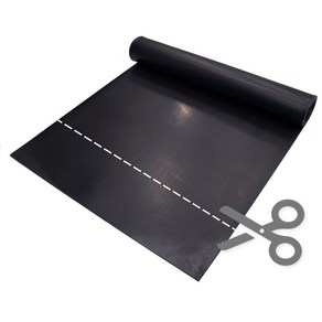 고무판 4.8T 90cmX10cm 방진패드 미끄럼방지 매트 재단, 1개