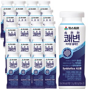 파스퇴르 속편한 쾌변 요구르트 저지방 플레인, 150ml, 20개