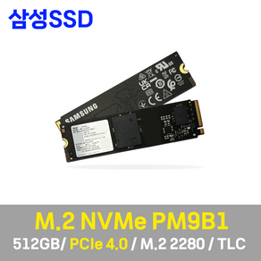 삼성전자 PM9B1 M.2 NVMe SSD 256GB 512GB (벌크), PM9B1 -512GB