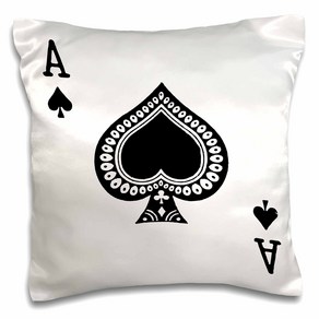 3dRose pc_76552_1 Ace of Spades Playing Cad-Black Spade Suit-Gifts fo Cads Game Playes of Poke