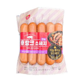 [다만세푸드] 동원 마늘 후랑크 소세지(300g x 2입) / 프랑크 소시지, 300g, 2개