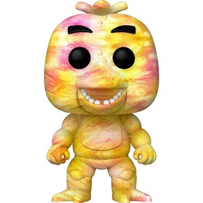 미국 아마존 정품++ POP Five Nights at Feddy - 타이 다이 치카 Funko 비닐 피규어 (호환 박스 프로텍터 케이스와 번들) 멀티컬러 9.5cm(3.75, 1개