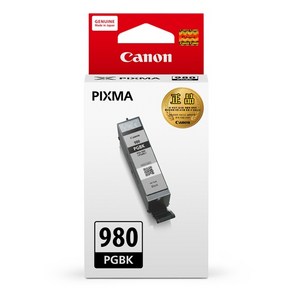 [Canon] 정품잉크 PGI-980PGBK 검정 (TS8190/표준용량), 1개