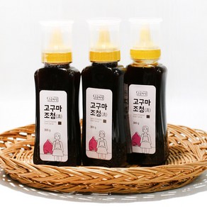 산지직송 수제 꿀 고구마 조청 자연선생, 300g, 3개