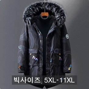 쥬엔리치 남자 빅사이즈 패딩 파카 후드 점퍼 남성 자켓 밀리터리 등산 겨울 잠바 5XL-11XL