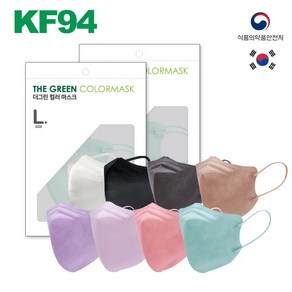 톤업핏 연예인마스크 편한이쁜마스크 KF94칼라마스크 식약처허가, 그레이(+30원)