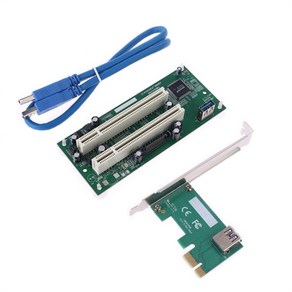 PCI-E TO 2XPCI USB3.0 카드 컨버터 추가 PCIE X1 ~ X16 확장 카드 추가, 한개옵션0, 한개옵션1