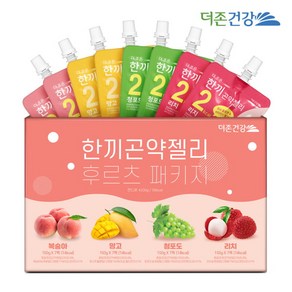 [더존건강] 한끼 곤약젤리 후르츠패키지 150ml 28팩 1박스, 1세트, 상세 설명 참조