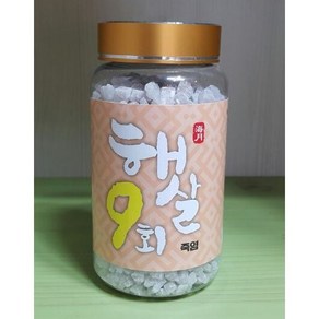 해월 햇살죽염 9회백죽염 특대(콩알크기)알갱이 500g, 1개