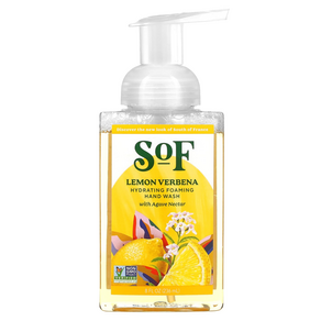 소프 SoF 아가베 넥타 함유 하이드레이팅 포밍 핸드워시 레몬 버베나 236ml(8fl oz) SOF-20185, 1개, 236ml