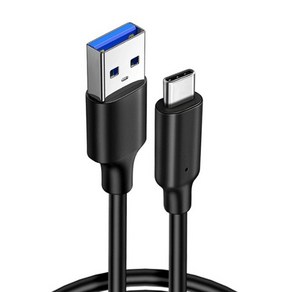 티놀지 USB-A 3.0 to Type-C 3.1 고속 충전케이블 0.5M 블랙 [T-USB3-C05], 1개, 50cm