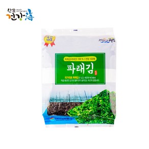 완도 대한물산 파래김 100매, 1개, 180g