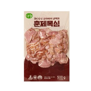 다향 참나무 훈제목심 슬라이스 500G (신선식품), 선택2 - 아이스박스, 1개