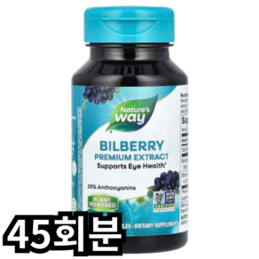 네이쳐스웨이 빌베리 스탠더다이즈드 캡슐, 45회분, 1세트