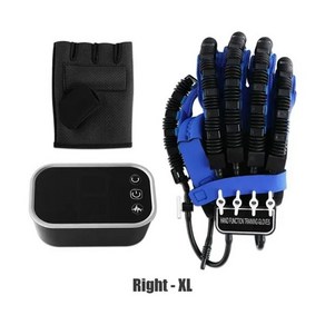 뇌경색 재활 로봇 장갑 편마비 뇌졸중 손 기능 훈련 장치 손가락 트레이너, 14 Right Hand XL size