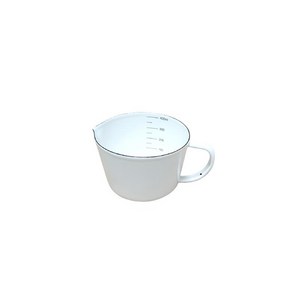 하코야/white 법랑 계량컵 사이즈 2종 변색이 잘 되지 않는 계량컵, 계량컵 HAK-0400, 1개, 400ml, 계량컵 HAK-0400