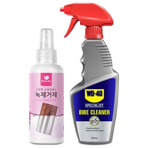 자전거 녹제거제 + WD-40 바이크 거품세정제, 녹제거 150ml + 거품세정제 550ml, 1개