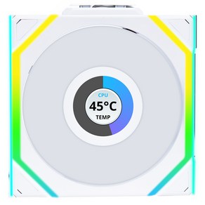 LIAN LI UNl FAN SL Wieless LCD 120 화이트 1팩