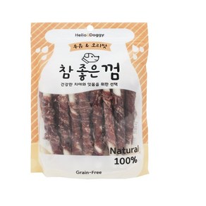 헬로도기 강아지 참좋은껌 24p, 우유 + 오리 혼합맛, 4개