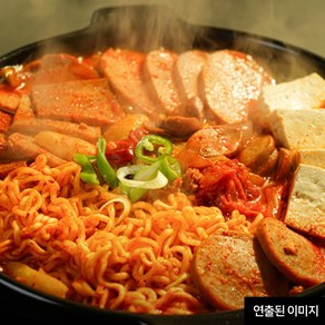 모듬햄김치찌개 국내산 캠핑음식 밀키트 백년찬방, 350g, 1개