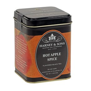 Haney and Sons HOT APPLE SPICE flavoed black tea 4 oz t Haney and Sons HOT APPLE SPICE 향 홍차 4온스 주, 112g, 1개