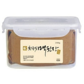 [식품명인 45호] 성명례 황금빛맥된장 2.4kg, 1개