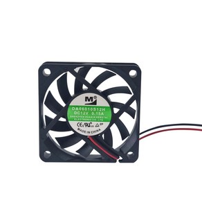 쿨링팬 60mm DC12V 0.15A 냉각팬 DA06010S12H