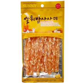 써니 강아지간식, 20개, 70g, 쌀스틱 사사미 70g