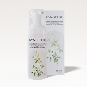 GYNOCURE 지노큐어 매일쓰는 여성청결제 약산성 저자극 산부인과 판매용, 1개, 150ml