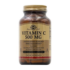 [Solga]비타민 C 500 mg 100 베지캡슐, 1개, 100정