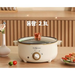 전기 전골냄비 샤브샤브 라면 찜요리 멀티쿠커 다용도 휴대용 냄비 3.8L