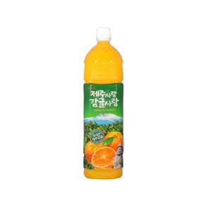 롯데 델몬트 제주사랑 감귤사랑 1.5L 과즙 과일주스, 1개