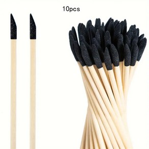 스틱사포 이중 샌딩 스틱 정밀 프로스트 팁 플랫 헤드 공예 모델 제작 10 개 20, 10pcs, 10개