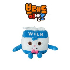 윌크 가방고리 인형 15cm 브레드이발소 키링, 1개