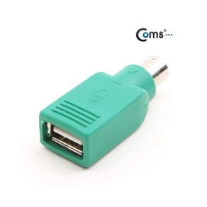 Coms [BG299] Coms USB 젠더 - PS2 M/USB A(F) 마우스용 - 고급포장, 1개