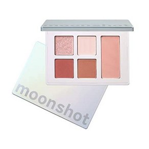 일본직발송 6. moonshot 문샷 퓨어 레이어드 팔레트 [Lively Coal (5색입)] 아이섀도 블러셔 코랄 계열, One Size_라이블리 코랄, 1개, 상세 설명 참조0