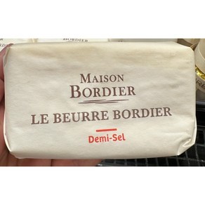 Le Beue Bodie 프랑스 보르디에 가염 버터 125g, 1개