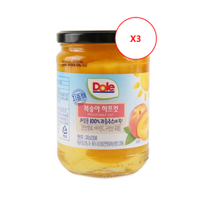 그리스 지중해 Dole 복숭아 하프컷 550g