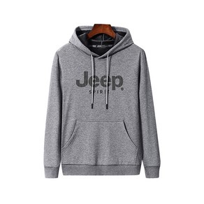 JEEP SPIRIT 남녀공용 베이직 기모 후드 티셔츠 HL6549