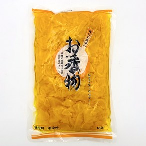 동경 단무지 슬라이스 1kg 분식재료 반달단무지, 1개