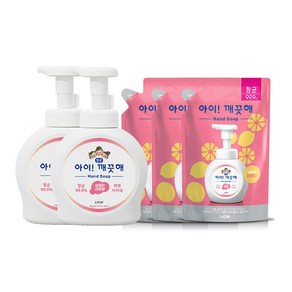 [신세계TV쇼핑]아이깨끗해 용기 490ml 2개+리필 450ml 3개