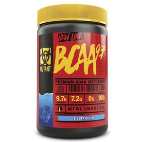 뮤턴트 BCAA 9.7 블루 라즈베리 맛, 1개, 348g