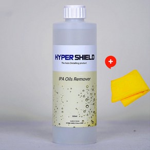 HYPER SHIELD 하이퍼쉴드 유분 제거 IPA탈지제 500ml 멀티타월, 1개