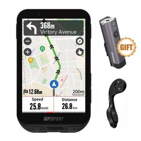 자전거속도계 IGPSPORT iGS800 터치스크린 컴퓨터 전문 GPS 사이클링 지도 내비게이션 WiFi ANT 50H 배터리 수명, 1개, 11) IGS800 M80VS800