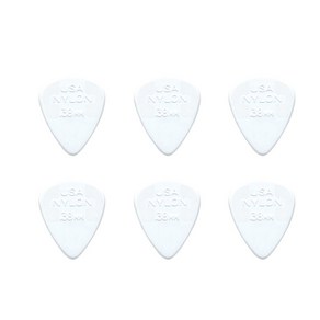 지엠뮤직_세트(6) 던롭피크 44R.38 Nylon STD 0.38mm 나일론 스탠다드 Dunlop PICK (No.4세트)