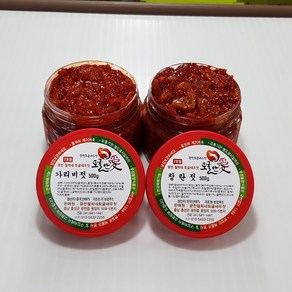 토굴 안애 광천 양념 젓갈 특별 행사 500g(1+1) 가리비젓+창란젓, 1세트